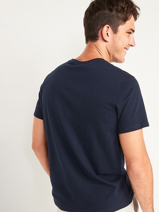 Image number 5 showing, Soft-Washed Crew-Neck T-Shirt for Men