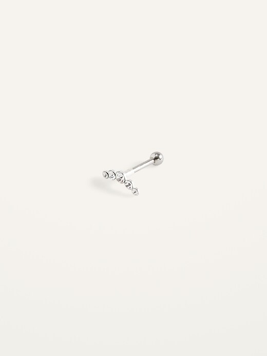 View large product image 1 of 1. Sterling Silver Journey Cartilage Ear Cuff For Women