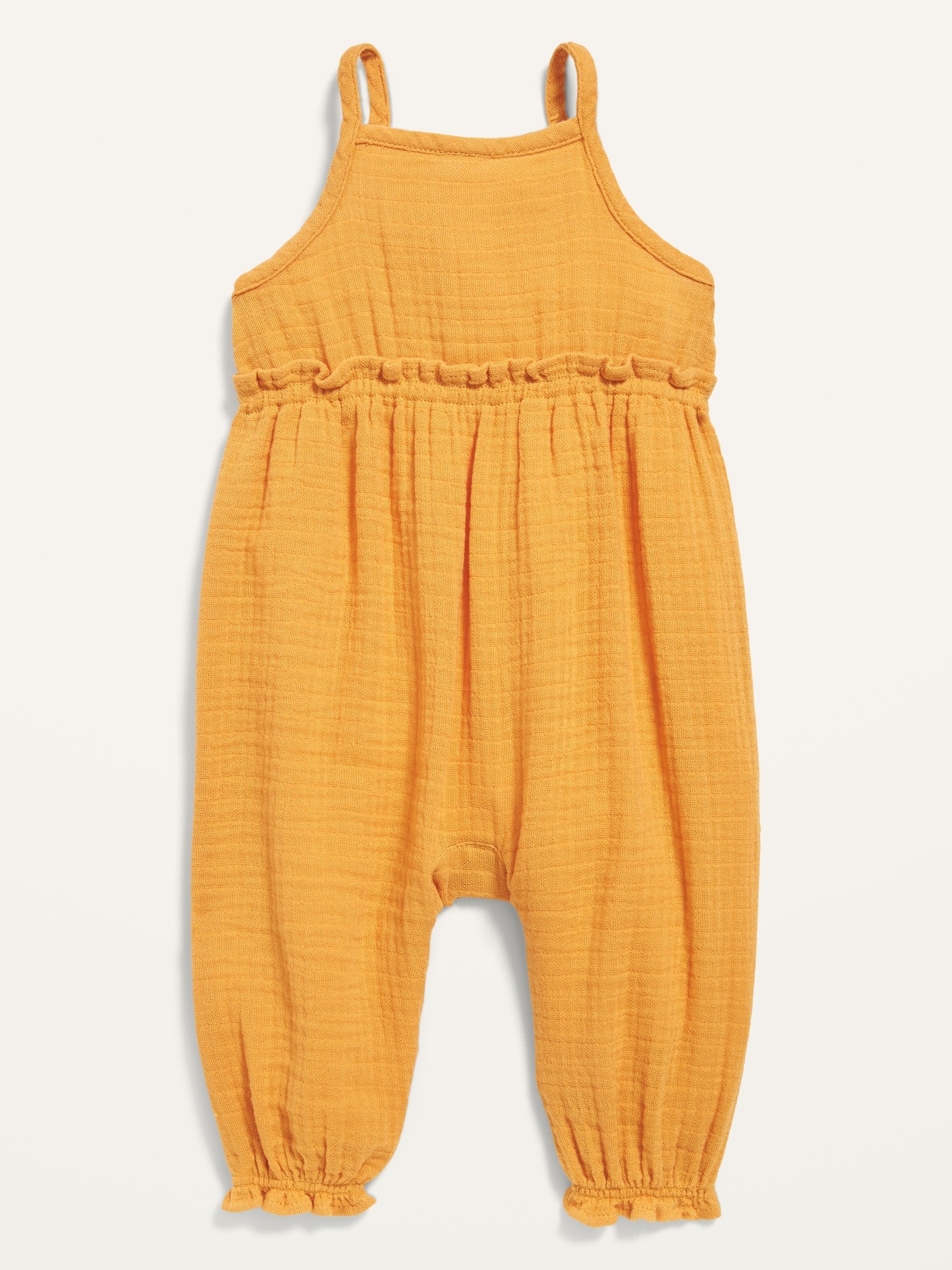 Sleeveless ButtonFront Jumpsuit for Baby Old Navy