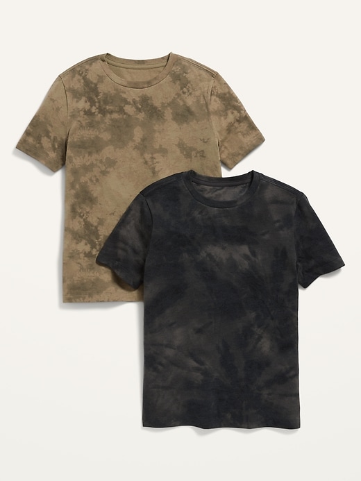 View large product image 1 of 2. Softest Tie-Dye Crew-Neck T-Shirt 2-Pack for Boys
