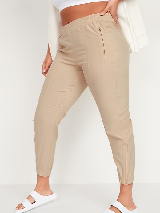 Image number 6 showing, Mid-Rise StretchTech Jogger Pants for Women