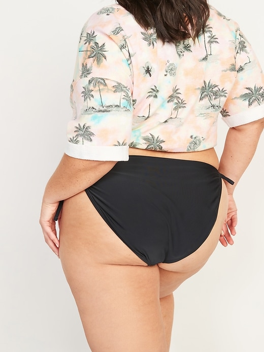 Image number 2 showing, Low-Rise String Bikini Plus-Size Swim Bottoms