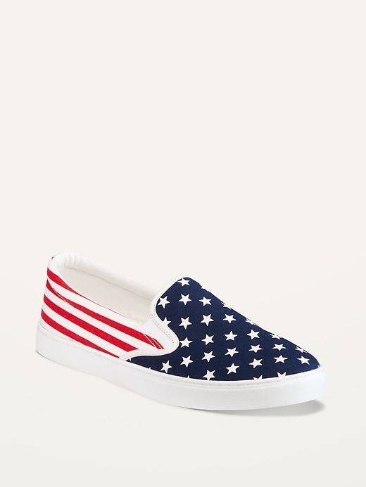 Image number 1 showing, Canvas Slip-On Sneakers