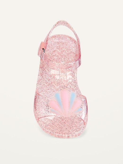 View large product image 2 of 4. T-Strap Jelly Sandals for Toddler Girls