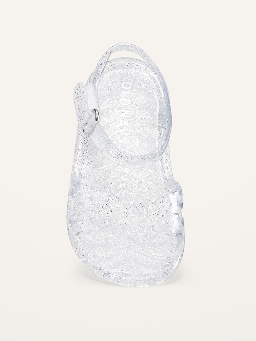 View large product image 2 of 4. Scallop-Strap Jelly Sandals for Baby