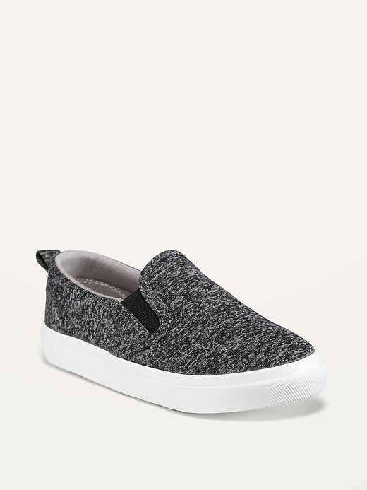 View large product image 1 of 4. Unisex Textured-Knit Slip-Ons for Toddler