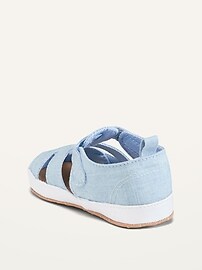 Unisex Chambray Sandals for Baby