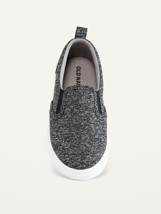 View large product image 2 of 4. Unisex Textured-Knit Slip-Ons for Toddler