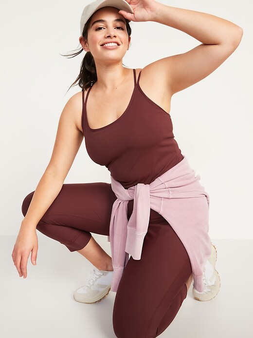 Image number 8 showing, Strappy PowerSoft Shelf-Bra Tank Top