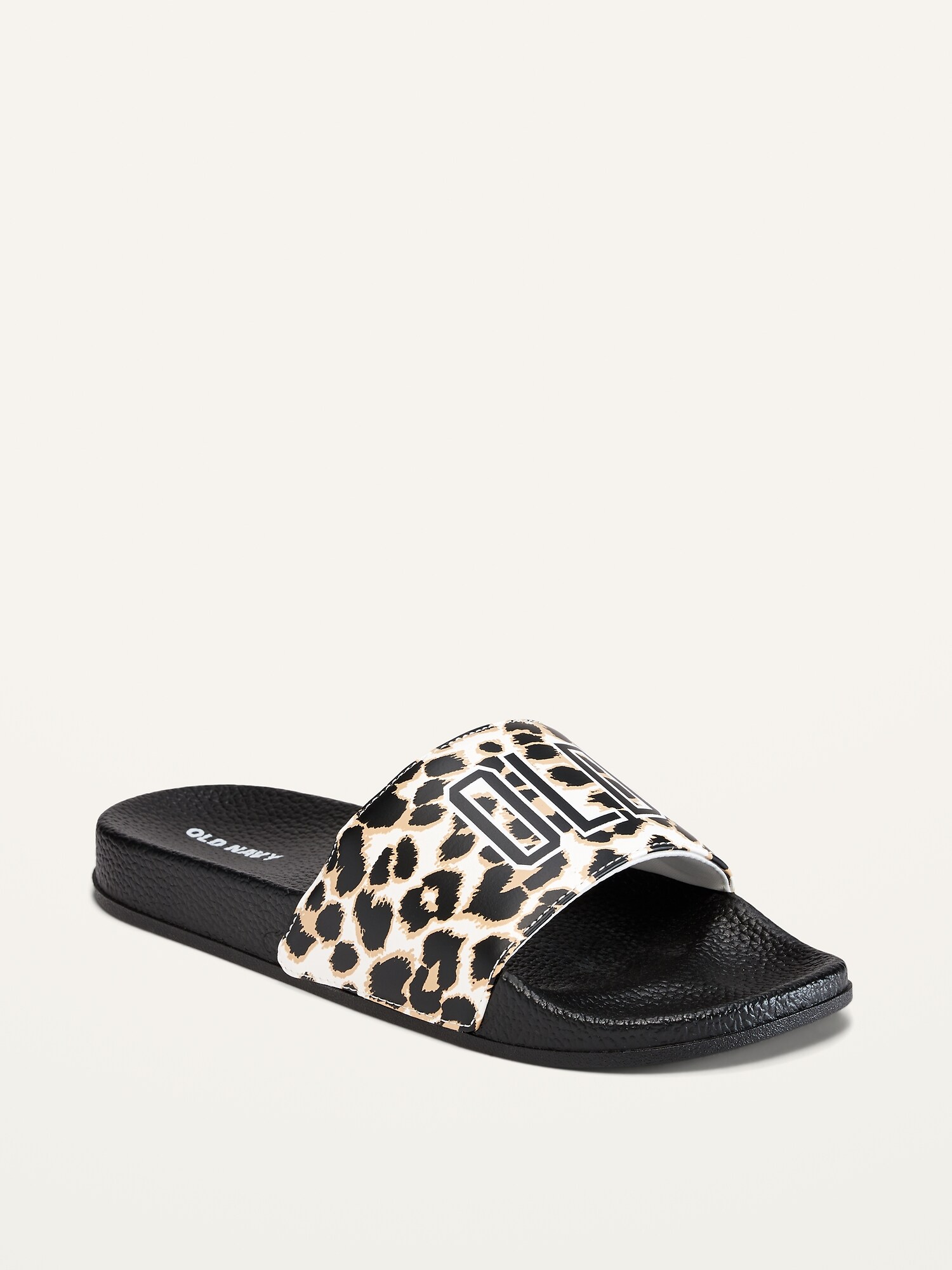 Old navy sale leopard slides