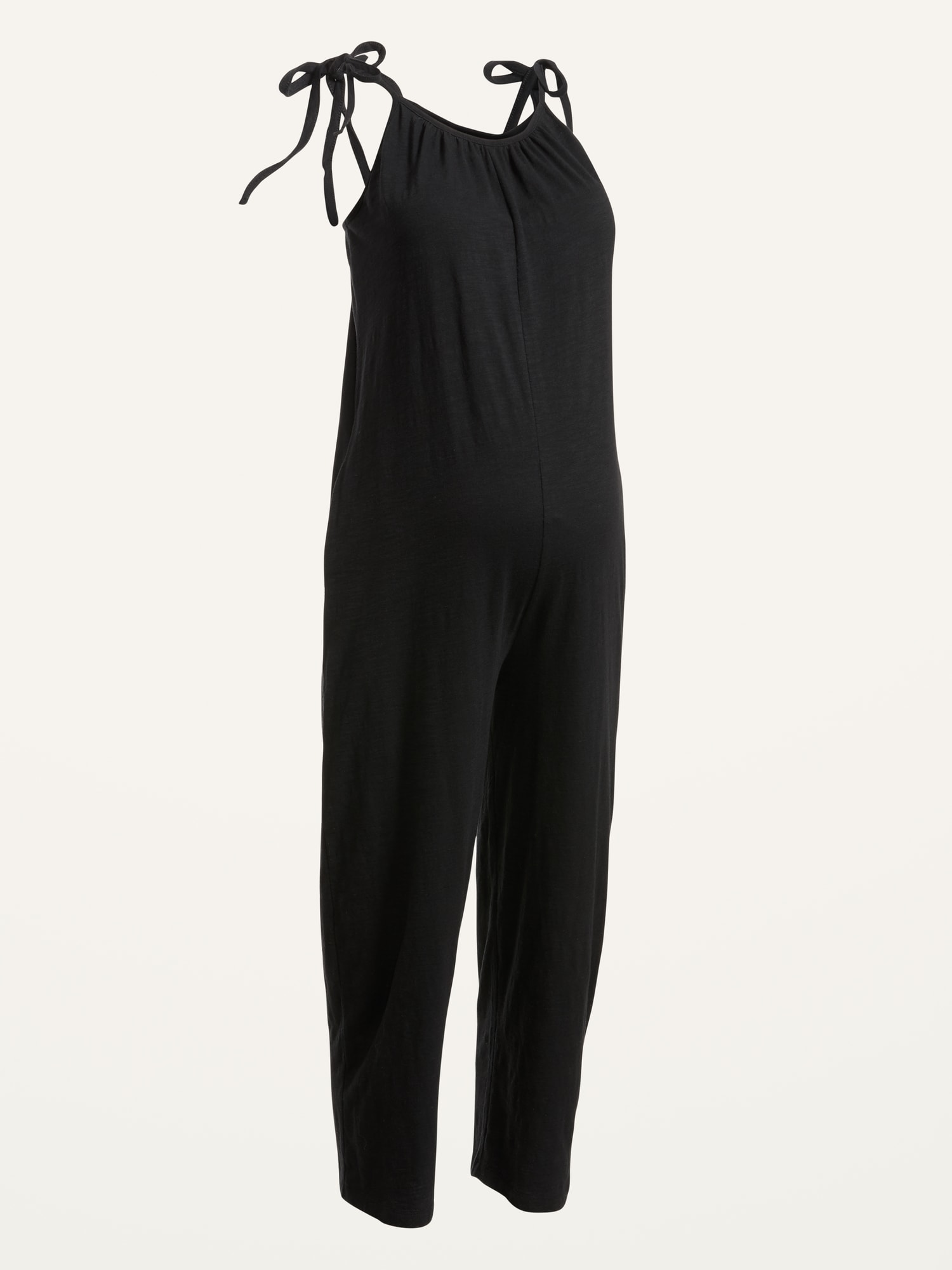 Maternity TieStrap SlubKnit Cami Jumpsuit Old Navy