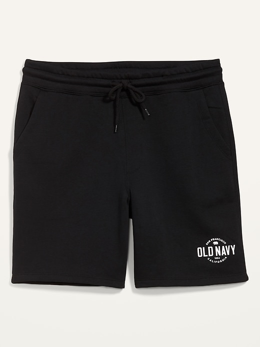 View large product image 2 of 2. Logo-Graphic Gender-Neutral Jogger Shorts for Adults --7.5-inch inseam