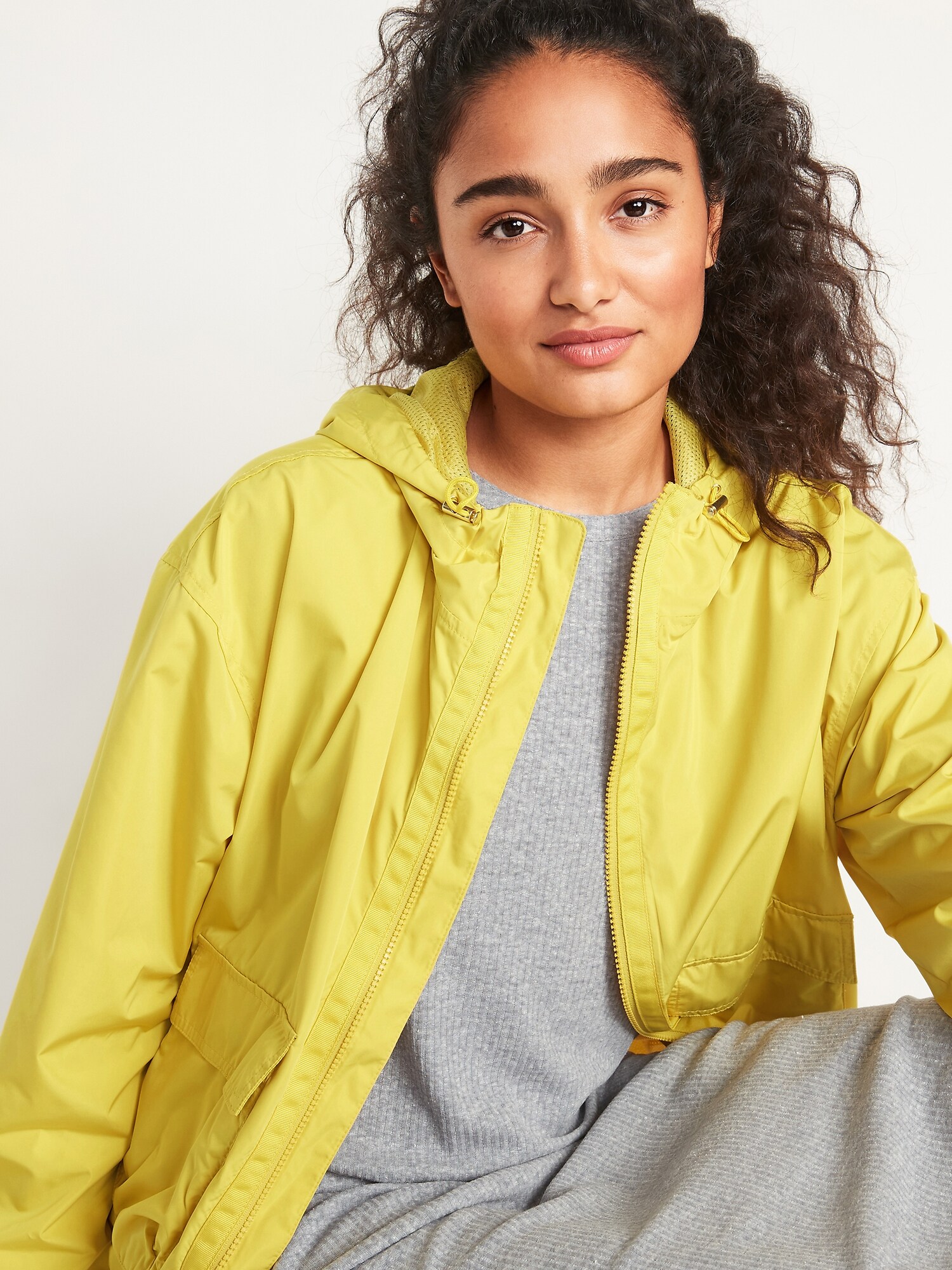 Go-H20 Water-Resistant Hooded Utility Jacket for Women | Old Navy
