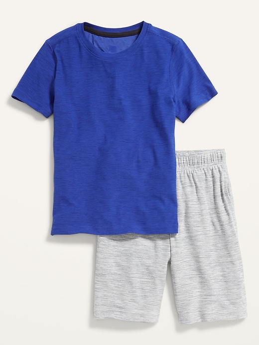 View large product image 1 of 1. Breathe On Tee And Shorts Set For Boys