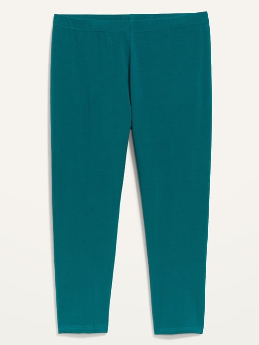 Image number 4 showing, High-Waisted Plus-Size Cropped Leggings