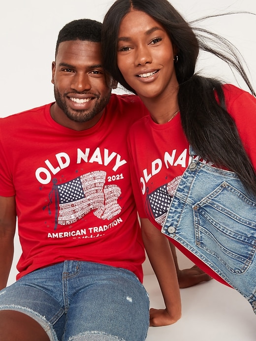 2021 old navy flag shirt