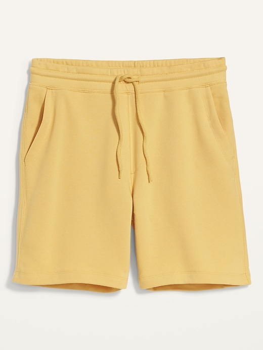 View large product image 2 of 2. Gender-Neutral Sweat Shorts for Adults-- 7-inch inseam