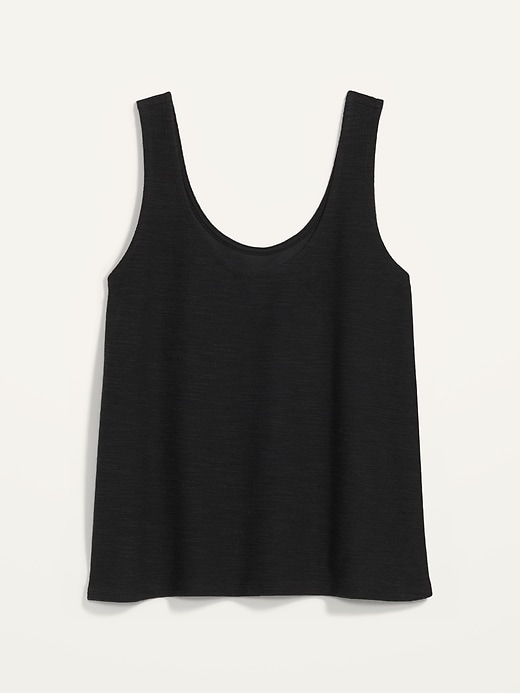 Image number 2 showing, Lightweight Textured-Knit Lounge Tank Top for Women