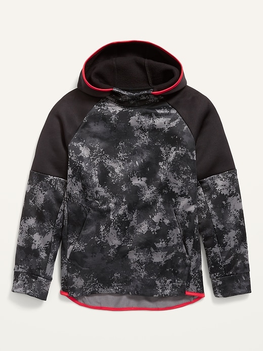 View large product image 2 of 3. Techie Fleece Printed Pullover Hoodie For Boys