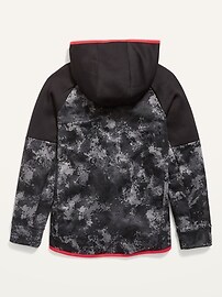 View large product image 3 of 3. Techie Fleece Printed Pullover Hoodie For Boys
