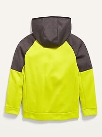 View large product image 3 of 3. Techie Fleece Color-Blocked Zip Hoodie For Boys