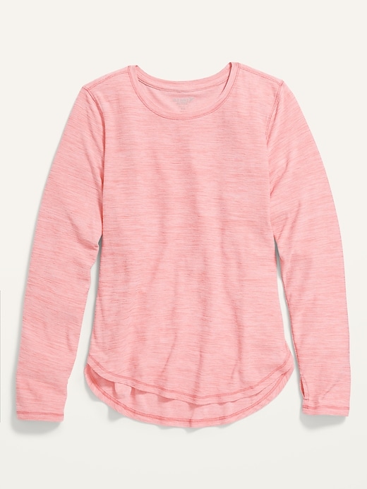 View large product image 2 of 3. Breathe ON Tulip-Hem Long-Sleeve Top for Girls