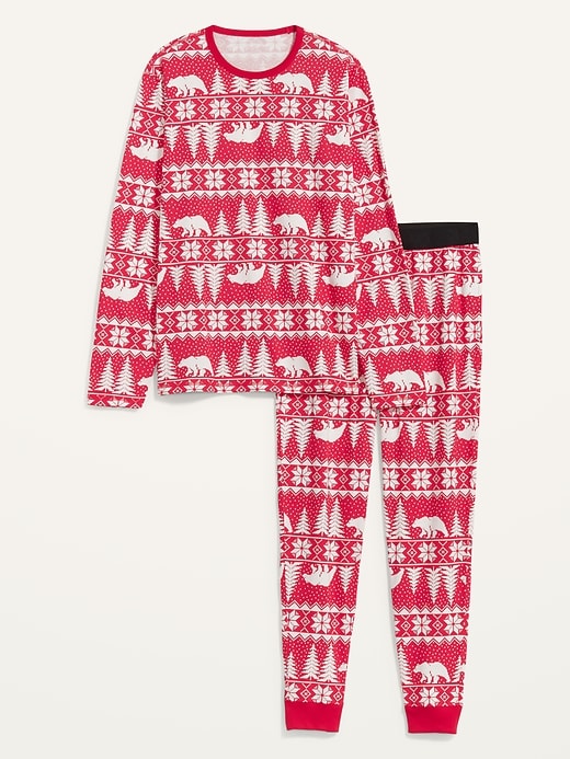 View large product image 2 of 2. Patterned Jersey Pajama Set