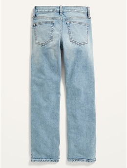 Built-In Flex Straight Light-Wash Jeans For Boys