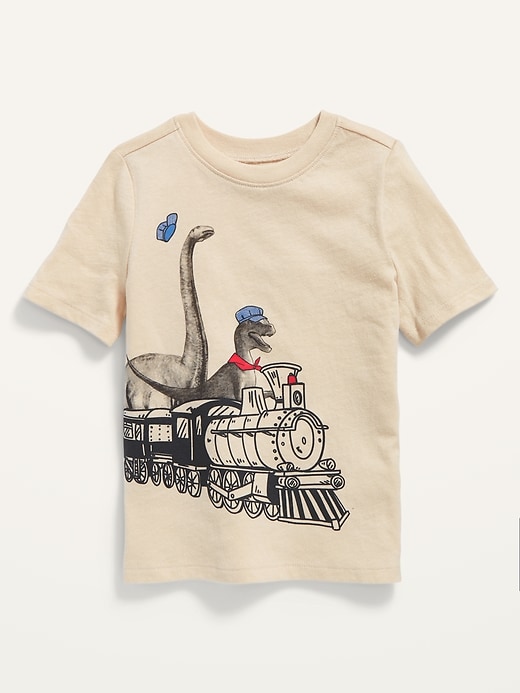 View large product image 1 of 2. Unisex Dino-Graphic Short-Sleeve T-Shirt for Toddler