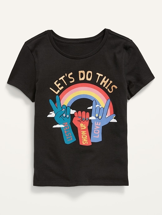 Old Navy - Short-Sleeve Graphic T-Shirt for Girls