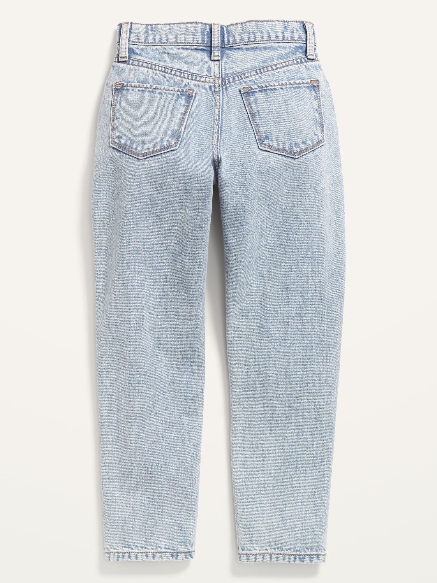 High Waisted O G Straight Built In Tough Button Fly Non Stretch Jeans