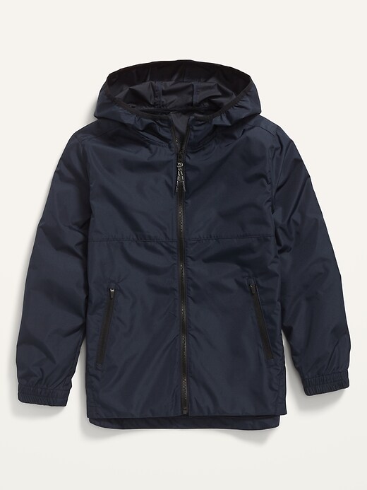 Old Navy - Hooded Zip-Front Windbreaker Jacket For Boys