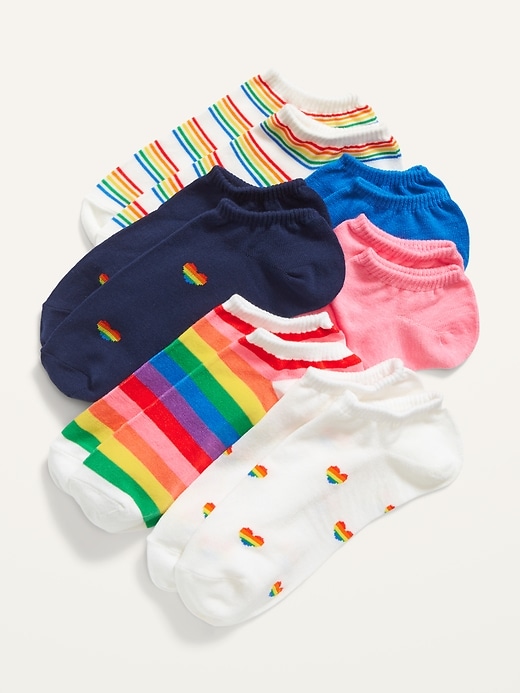 Old Navy Novelty Ankle Socks 6-Pack for Women - 5047996520000