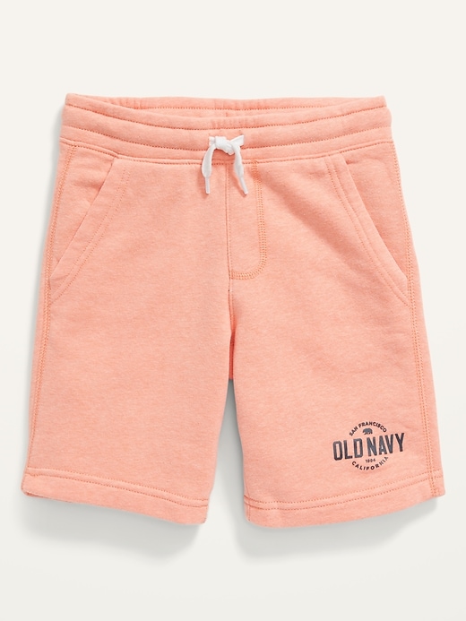 Logo-Graphic Jogger Sweat Shorts For Boys