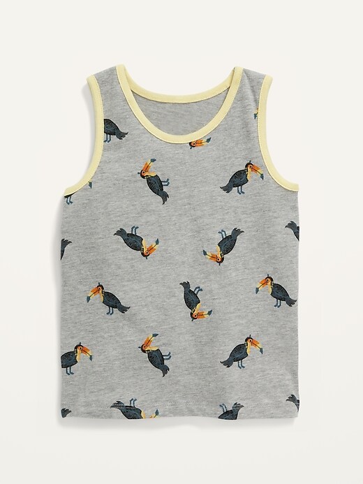 View large product image 1 of 2. Unisex Printed Tank Top for Toddler
