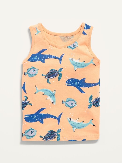 View large product image 1 of 2. Unisex Printed Tank Top for Toddler