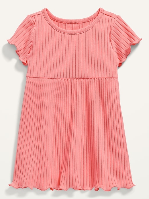 View large product image 1 of 1. Short-Sleeve Rib-Knit Dress for Baby