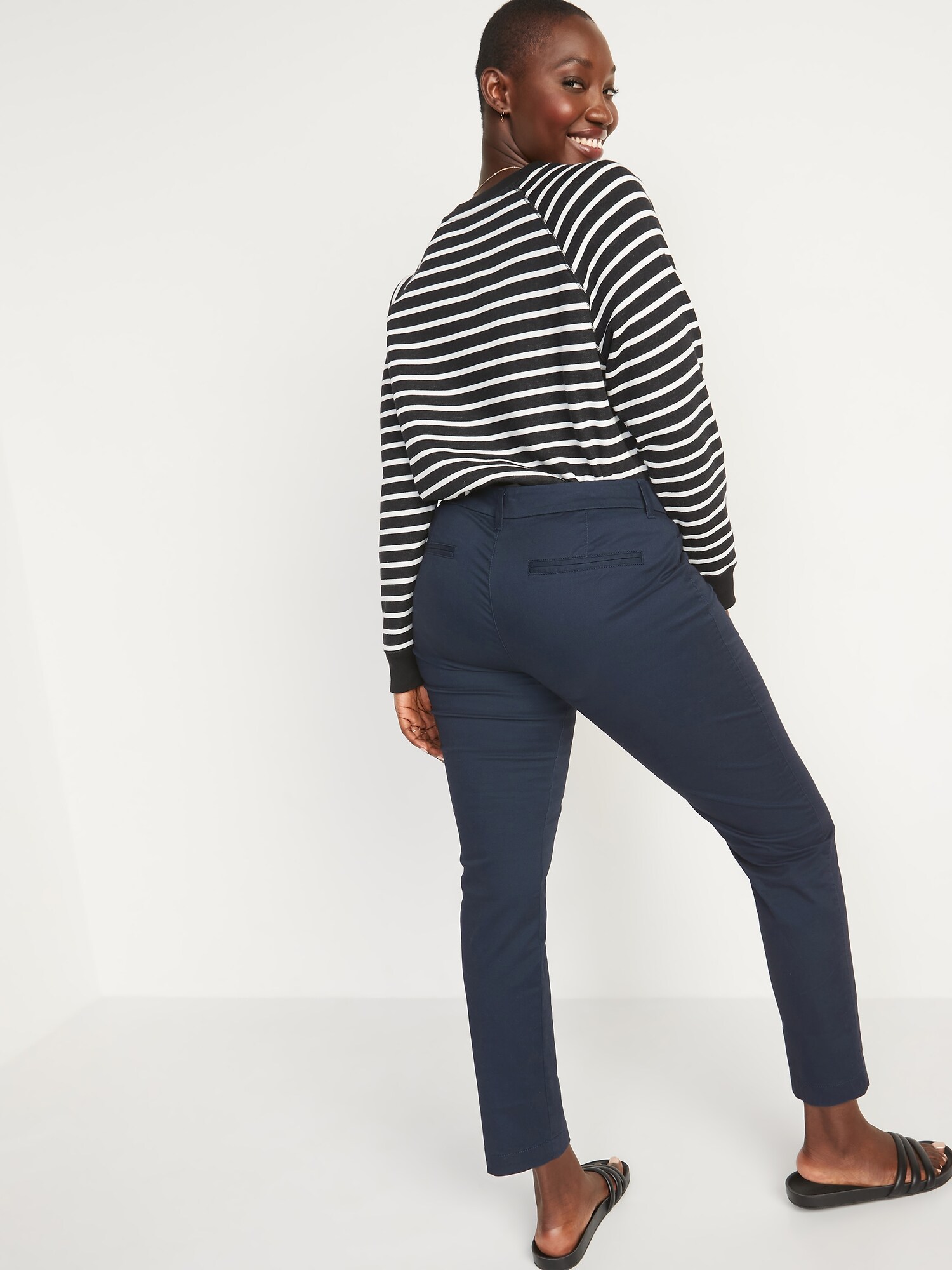 Mid-Rise Skinny Everyday Khakis for Women | Old Navy