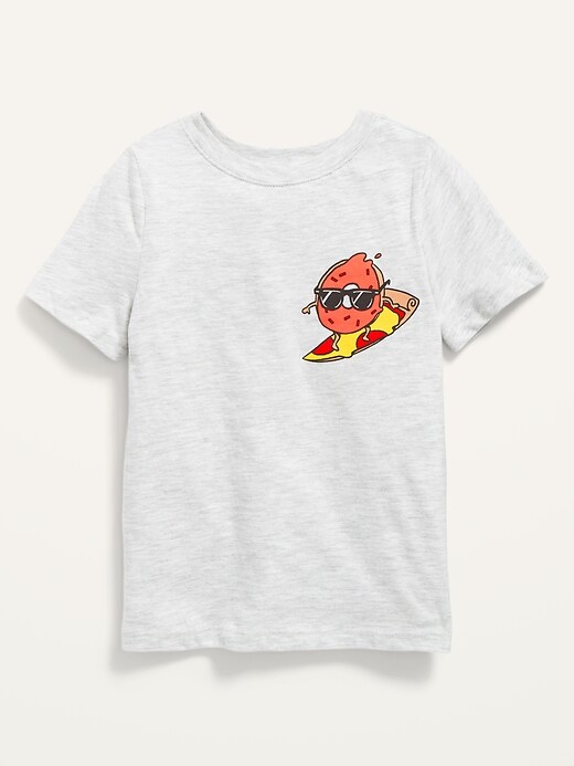 View large product image 1 of 2. Unisex Graphic Crew-Neck T-Shirt for Toddlers