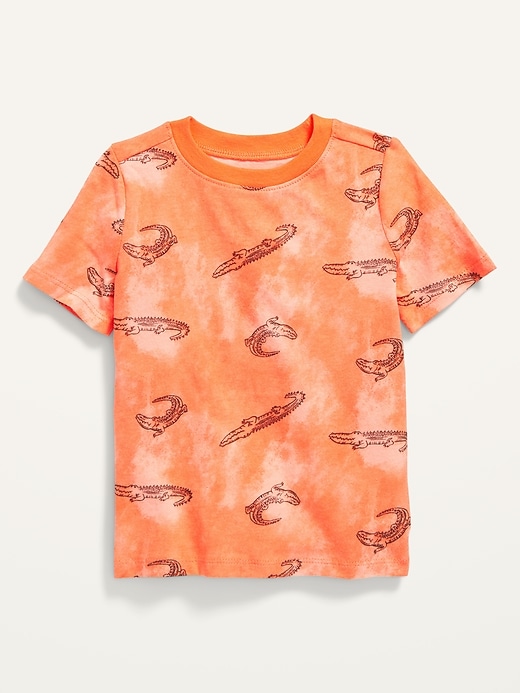 Unisex Printed Crew-Neck T-Shirt for Toddler 