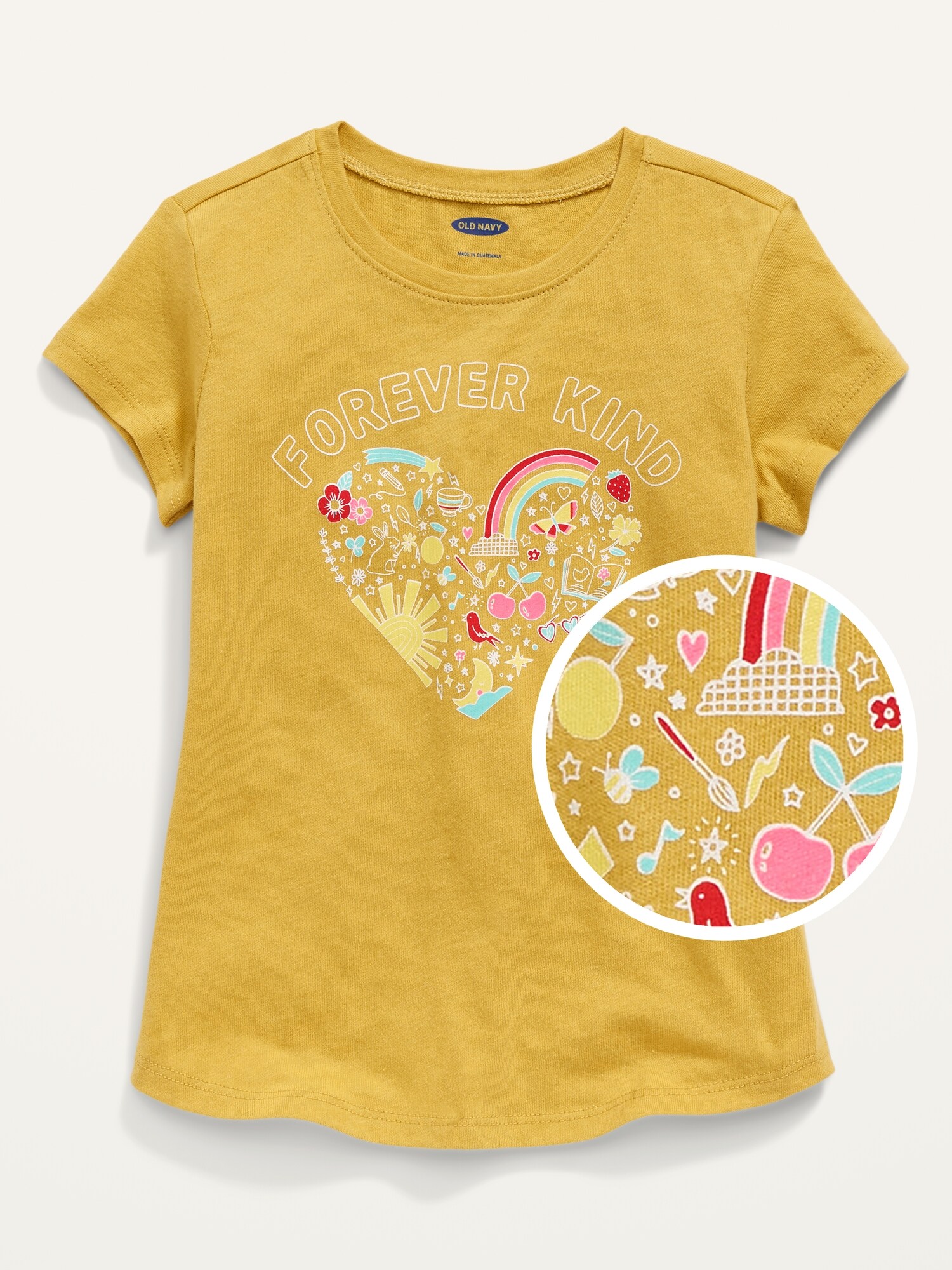 Short-Sleeve Graphic Tee for Toddler Girls