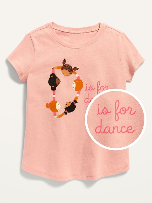 View large product image 1 of 1. Short-Sleeve Graphic T-Shirt for Toddler Girls