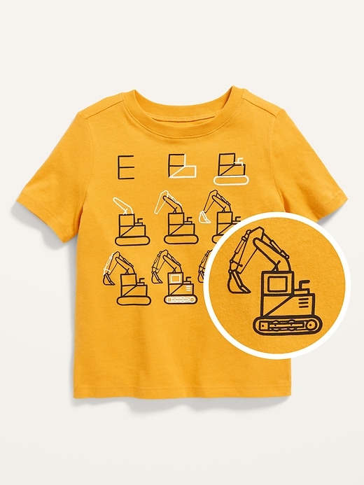 View large product image 1 of 2. Unisex Short-Sleeve Truck-Graphic T-Shirt for Toddler