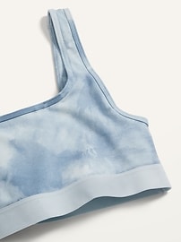 View large product image 3 of 4. Jersey Scoop-Neck Bralette Top