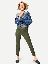 View large product image 3 of 3. Mid-Rise Pixie Ankle Chinos for Women