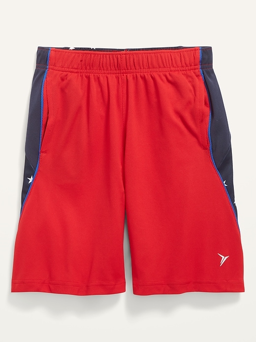 View large product image 1 of 2. Go-Dry Mesh Americana Shorts For Boys