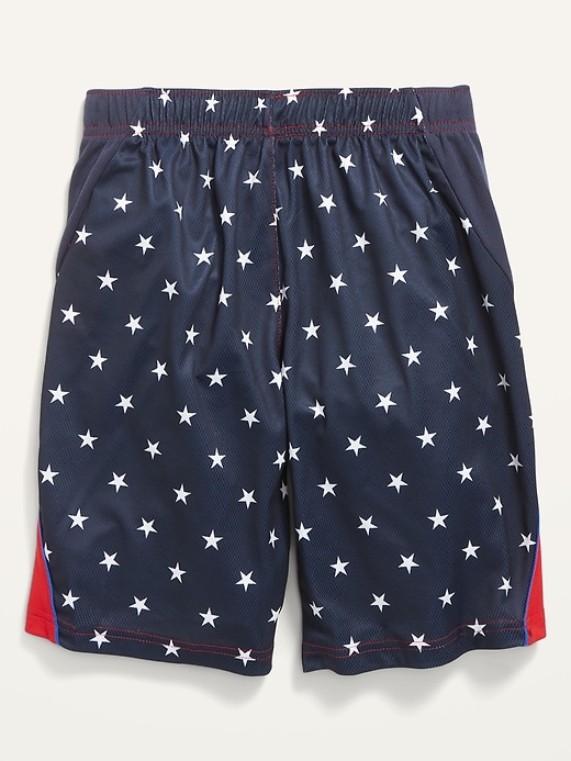 View large product image 2 of 2. Go-Dry Mesh Americana Shorts For Boys