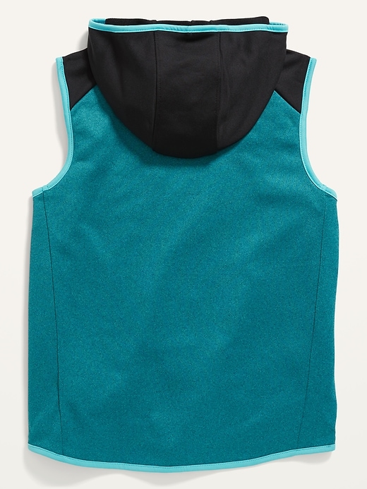 View large product image 2 of 2. Techie Fleece Sleeveless Hoodie For Boys