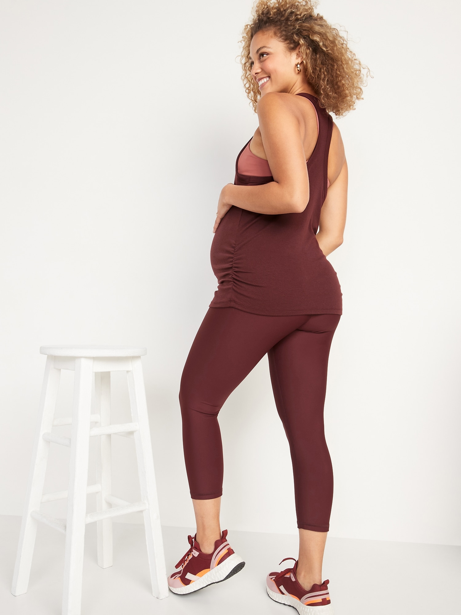 old navy maternity compression leggings