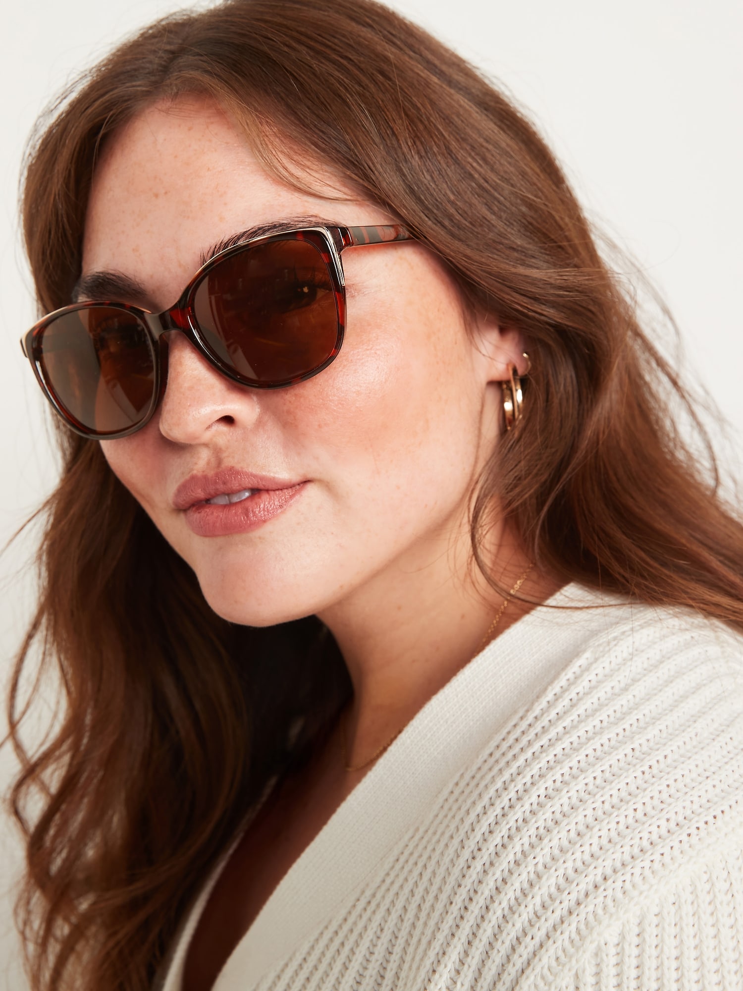 Mixed-Material Sunglasses for Women | Old Navy